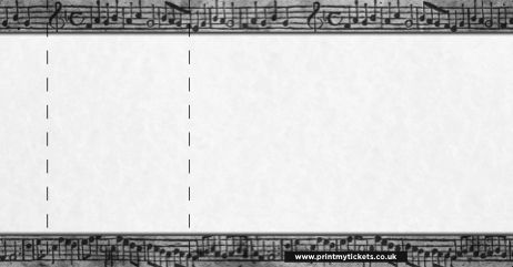 Ticket Printing Music Vintage 2 Part Tickets - Print My Tickets